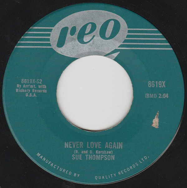Sue Thompson - Norman (7", Single) (Very Good Plus (VG+)) - Image 2