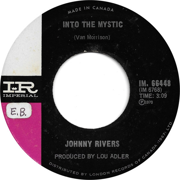 Johnny Rivers - Into The Mystic / Jesus Is A Soul Man (7", Single) (Near Mint (NM or M-))