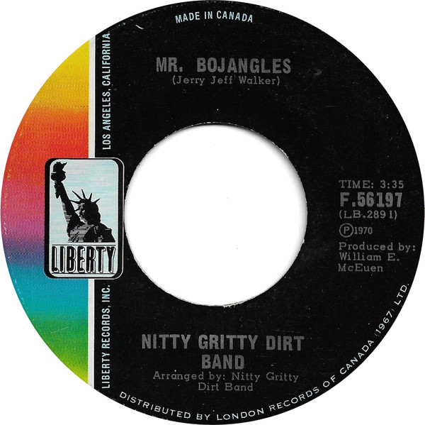 Nitty Gritty Dirt Band - Mr. Bojangles (7", Single) (Very Good Plus (VG+))