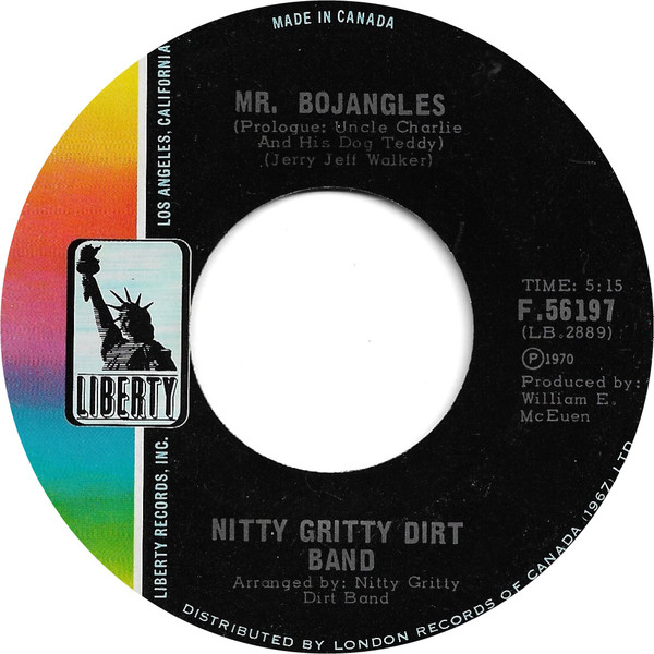 Nitty Gritty Dirt Band - Mr. Bojangles (7", Single) (Very Good Plus (VG+)) - Image 2