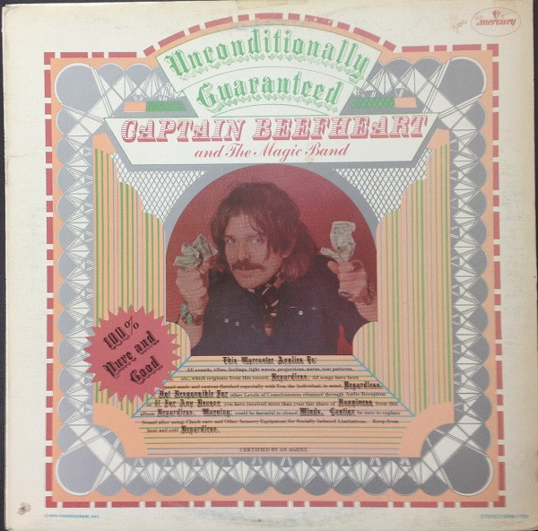 Captain Beefheart And The Magic Band - Unconditionally Guaranteed (LP, Album) (Mint (M))