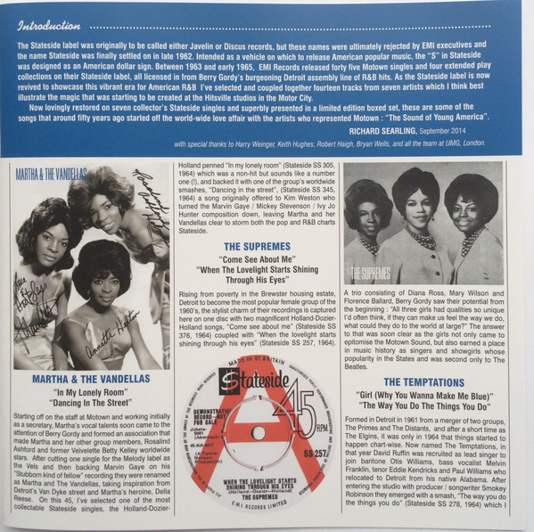 Various - The Stateside Motown 7s Box (7x7", 4-P + Box, Comp, Ltd, Num) (Near Mint (NM or M-)) - Image 3