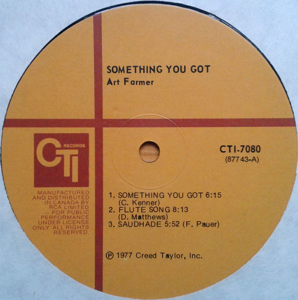Art Farmer With Yusef Lateef & David Matthews Orchestra - Something You Got (LP, Album) (Near Mint (NM or M-)) - Image 5