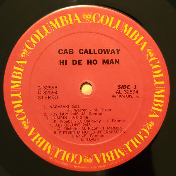 Cab Calloway - Hi De Ho Man (2xLP, Comp, Car) (Very Good Plus (VG+)) - Image 4