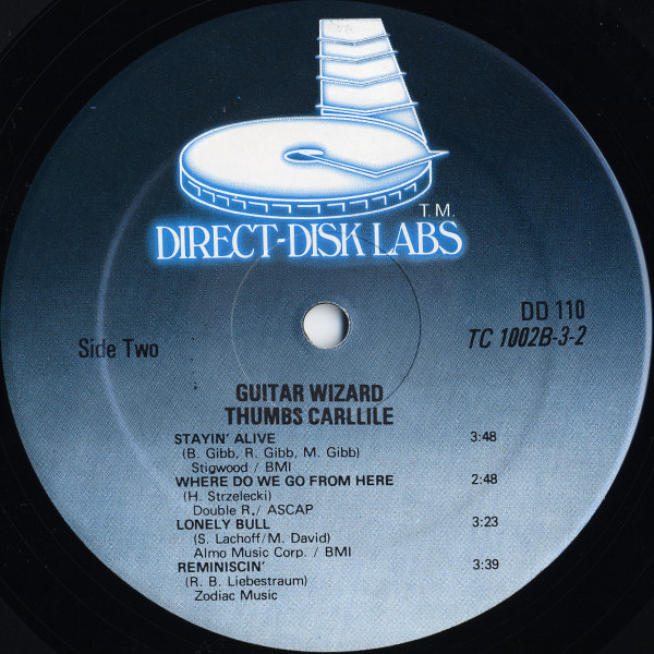 Thumbs Carllile - Guitar Wizard (LP, Ltd, Num, S/Edition) (Very Good Plus (VG+)) - Image 4
