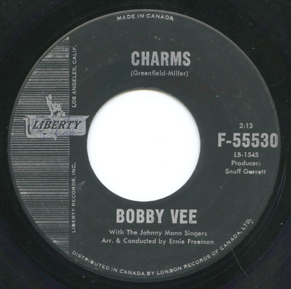 Bobby Vee - Charms / Bobby Tomorrow (7", Single) (Near Mint (NM or M-))