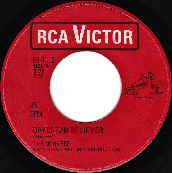 The Monkees - Daydream Believer (7", Single) (Very Good (VG))