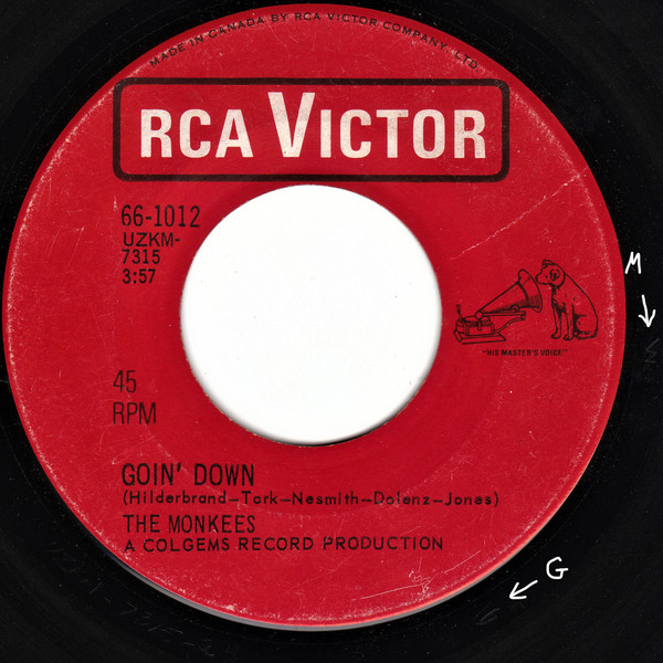 The Monkees - Daydream Believer (7", Single) (Very Good (VG)) - Image 2