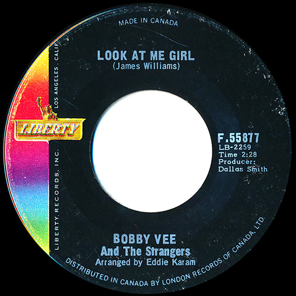 Bobby Vee - Save A Love (7", Single) (Near Mint (NM or M-)) - Image 2