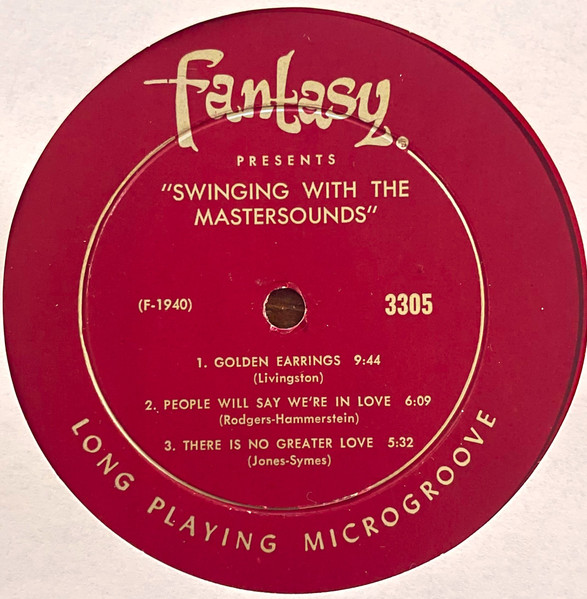 The Mastersounds - Swinging With The Mastersounds (LP, Album, Mono, Red) (Very Good (VG)) - Image 3