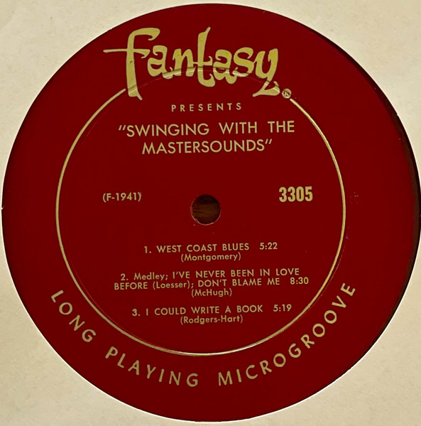The Mastersounds - Swinging With The Mastersounds (LP, Album, Mono, Red) (Very Good (VG)) - Image 4