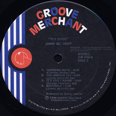 Jimmy McGriff - Fly Dude (LP, Album) (Very Good Plus (VG+)) - Image 3
