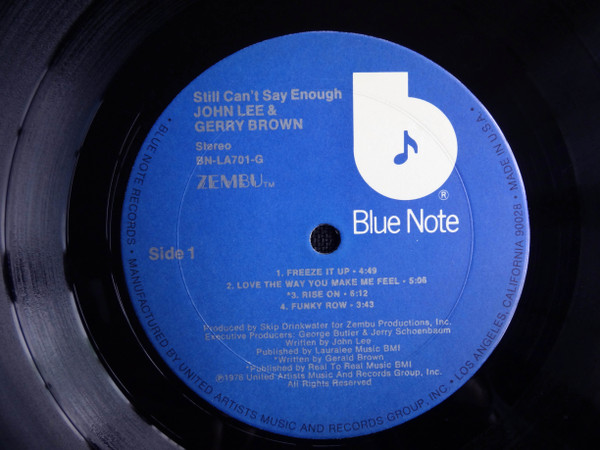 John Lee (3) & Gerry Brown - Still Can't Say Enough (LP, Album, RE) (Very Good Plus (VG+)) - Image 3