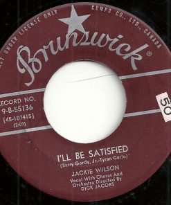 Jackie Wilson - I'll Be Satisfied (7", Single) (Very Good Plus (VG+))