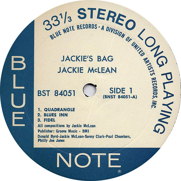 Jackie McLean - Jackie's Bag (LP, Album, RE) (Very Good Plus (VG+)) - Image 3