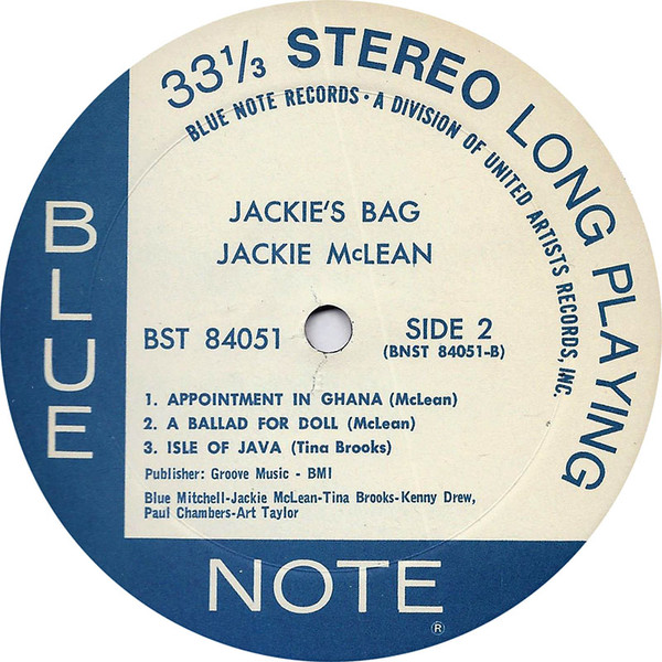 Jackie McLean - Jackie's Bag (LP, Album, RE) (Very Good Plus (VG+)) - Image 4