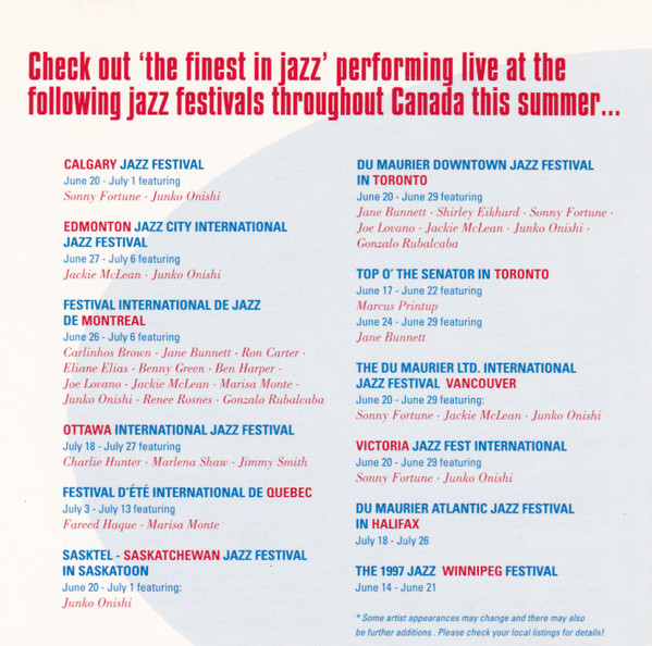Various - Blue Note Festival '97 (CD, Comp, RM) (Near Mint (NM or M-)) - Image 3