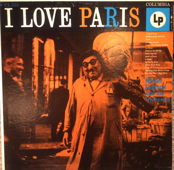 Michel Legrand Et Son Orchestre - I Love Paris (LP, Album) (Very Good (VG))