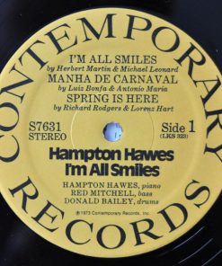 Hampton Hawes - I'm All Smiles (LP, Album) (Very Good Plus (VG+)) - Image 3