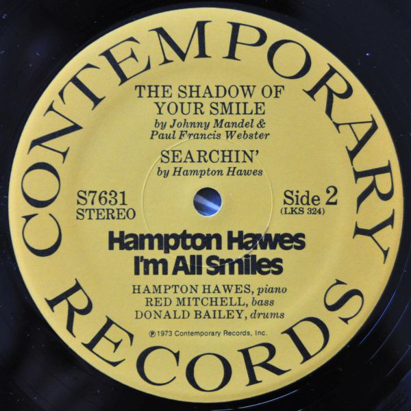 Hampton Hawes - I'm All Smiles (LP, Album) (Very Good Plus (VG+)) - Image 4