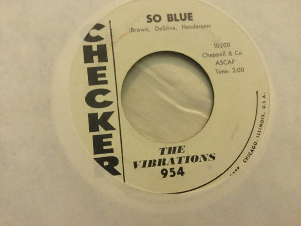 The Vibrations - So Blue / Love Me Like You Should (7", Promo) (Very Good (VG))