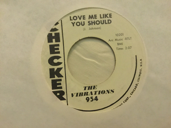 The Vibrations - So Blue / Love Me Like You Should (7", Promo) (Very Good (VG)) - Image 2