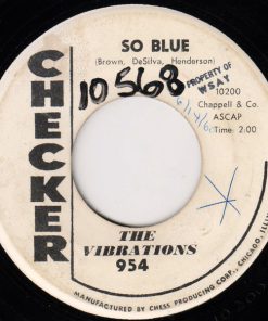 The Vibrations - So Blue / Love Me Like You Should (7", Promo) (Very Good (VG)) - Image 3