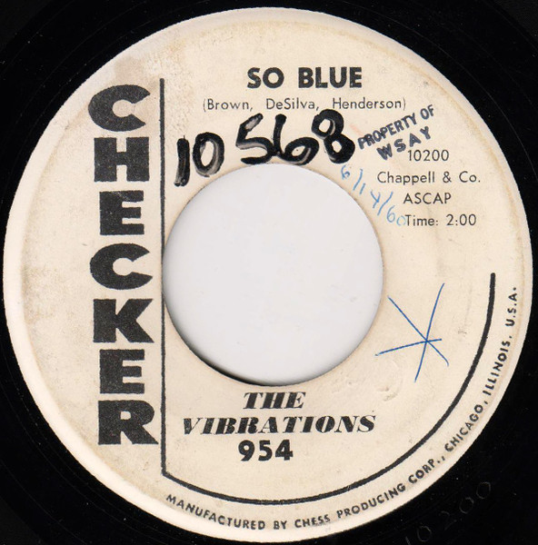 The Vibrations - So Blue / Love Me Like You Should (7", Promo) (Very Good (VG)) - Image 3