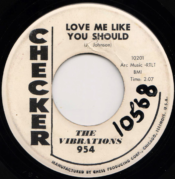 The Vibrations - So Blue / Love Me Like You Should (7", Promo) (Very Good (VG)) - Image 4
