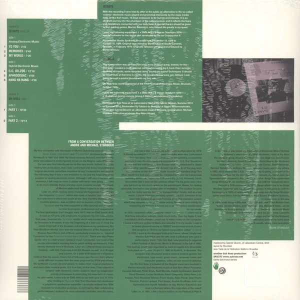 André Stordeur - Analog and Digital Electronic Music 1978-80 (LP, Album, RE, Pin + LP, Cle + Ltd) (Near Mint (NM or M-)) - Image 2