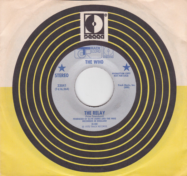 The Who - The Relay / Wasp Man (7", Single, Promo) (Near Mint (NM or M-)) - Image 3