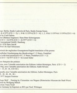 Hugo Wolf, Dietrich Fischer-Dieskau, Daniel Barenboim - Lieder (6xCD, RM + Box, Comp) (Near Mint (NM or M-)) - Image 5