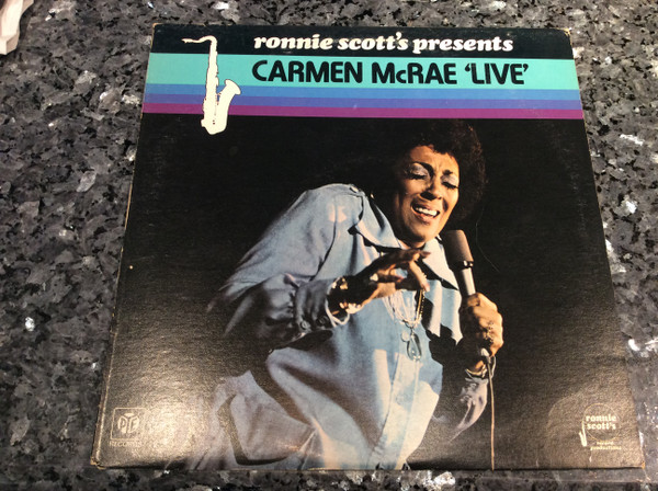 Carmen McRae - Ronnie Scott's Presents Carmen McRae 'Live' (LP, Album) (Near Mint (NM or M-))