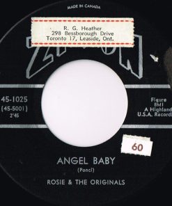 Rosie & The Originals - Angel Baby / Give Me Love (7", Single) (Very Good Plus (VG+))