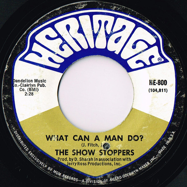 The Show Stoppers - Ain't Nothin' But A House Party (7", Single) (Very Good Plus (VG+)) - Image 2