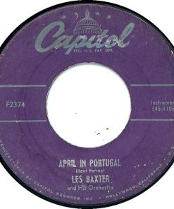 Les Baxter & His Orchestra / Les Baxter, His Chorus And Orchestra - April In Portugal / Suddenly (7", Single) (Near Mint (NM or M-))