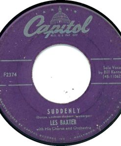 Alternative view of Les Baxter & His Orchestra / Les Baxter, His Chorus And Orchestra - April In Portugal / Suddenly (7", Single) (Near Mint (NM or M-))