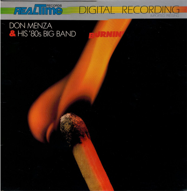 Don Menza & His '80s Big Band - Burnin' (LP, Album, RE, Dig) (Near Mint (NM or M-))