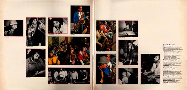 Don Menza & His '80s Big Band - Burnin' (LP, Album, RE, Dig) (Near Mint (NM or M-)) - Image 2