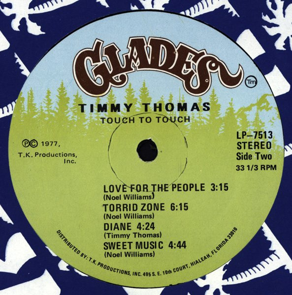 Timmy Thomas - Touch To Touch (LP, Album) (Mint (M)) - Image 4