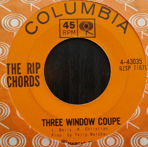 The Rip Chords - Three Window Coupe (7") (Near Mint (NM or M-))