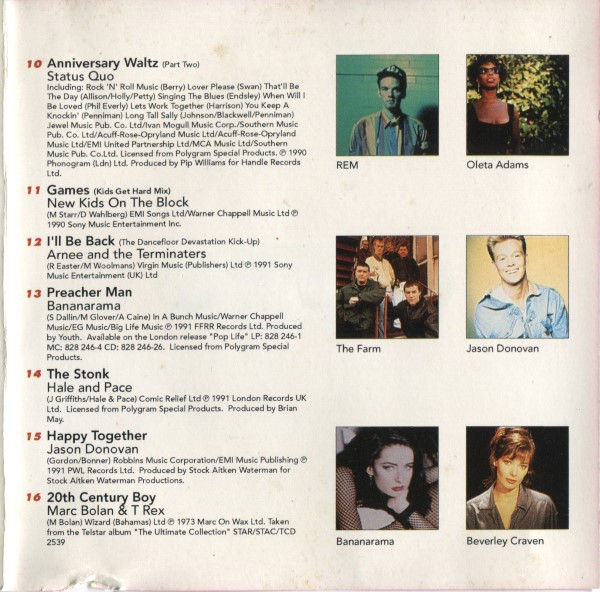 Various - The Greatest Hits Of 91 (Volume One) (CD, Comp) (Near Mint (NM or M-)) - Image 4