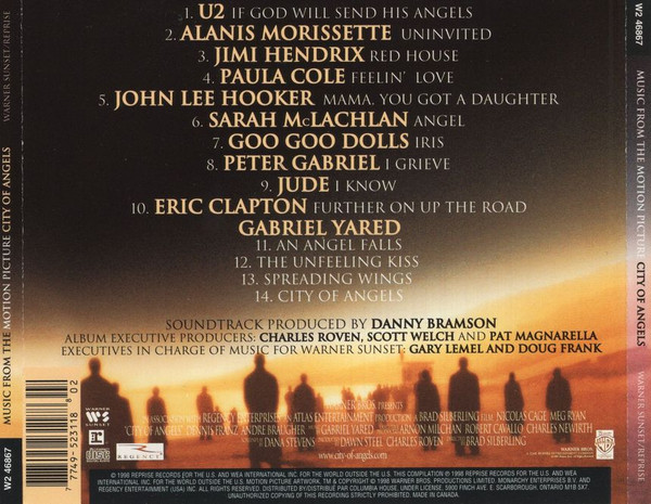Various - City Of Angels (Music From The Motion Picture) (CD, Comp, Club) (Mint (M)) - Image 2