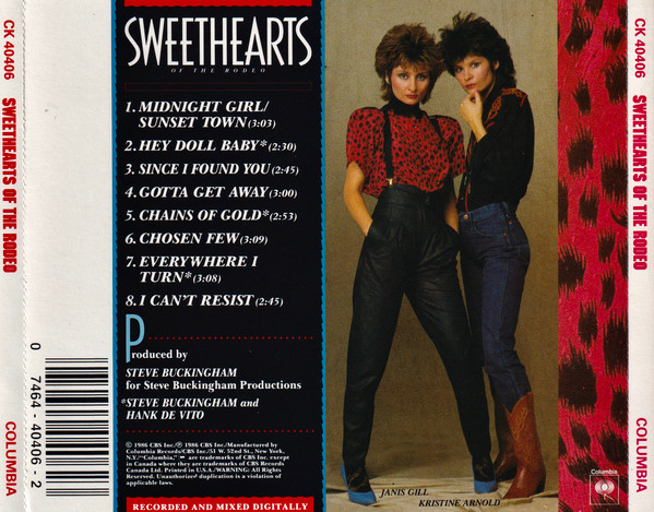 Sweethearts Of The Rodeo - Sweethearts Of The Rodeo (CD, Album) (Mint (M)) - Image 2