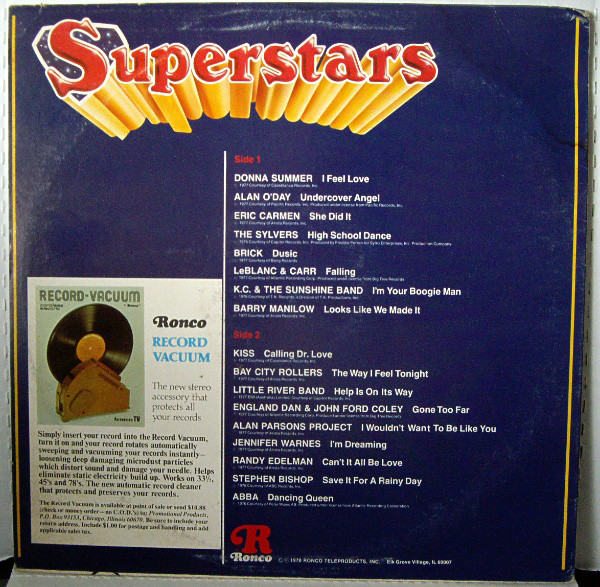 Various - Superstars (LP, Comp) (Mint (M)) - Image 2