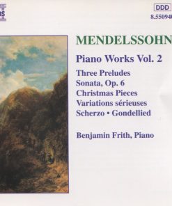 Mendelssohn*, Benjamin Frith - Piano Works Vol. 2 (CD, Album) (Near Mint (NM or M-))