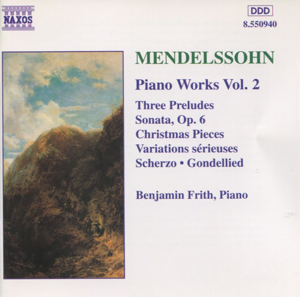 Mendelssohn*, Benjamin Frith - Piano Works Vol. 2 (CD, Album) (Near Mint (NM or M-))