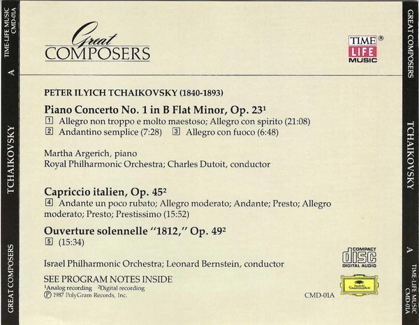 Various - Peter Ilyich Tchaikovsky (2xCD, Comp) (Near Mint (NM or M-)) - Image 2