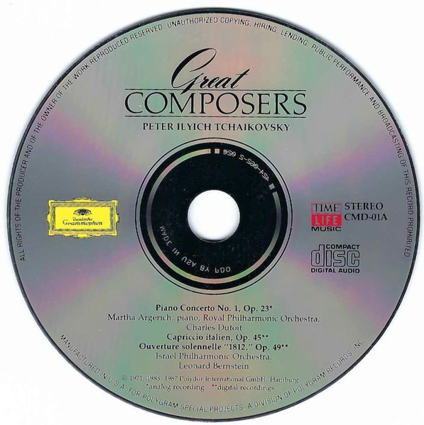 Various - Peter Ilyich Tchaikovsky (2xCD, Comp) (Near Mint (NM or M-)) - Image 3