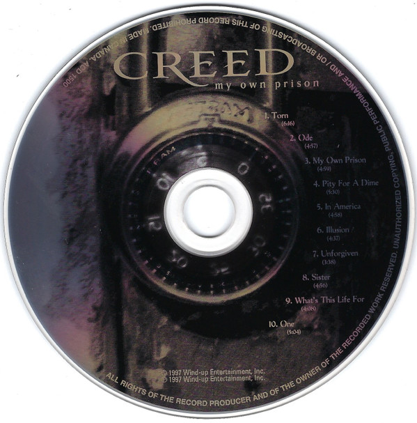 Creed (3) - My Own Prison (CD, Album) (Near Mint (NM or M-)) - Image 3